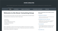 Desktop Screenshot of dover-consulting.com