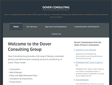 Tablet Screenshot of dover-consulting.com